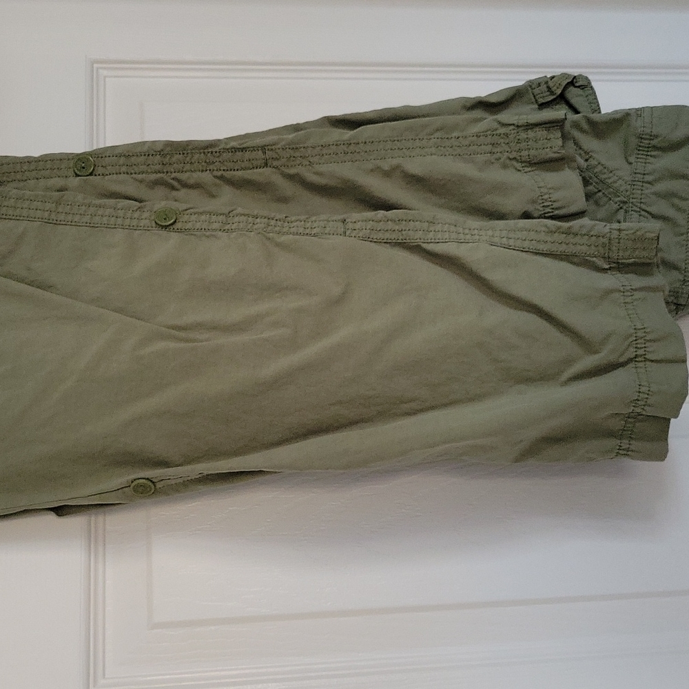Marmot Olive Green Hiking Pants, Size 8 - Picture 3 of 3